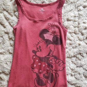 Minnie Mouse light red tank top